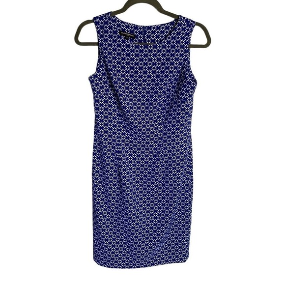 Mario Serrani Italy Dress Womens Size 2 Sheath Sleeveless Midi - Picture 1 of 8